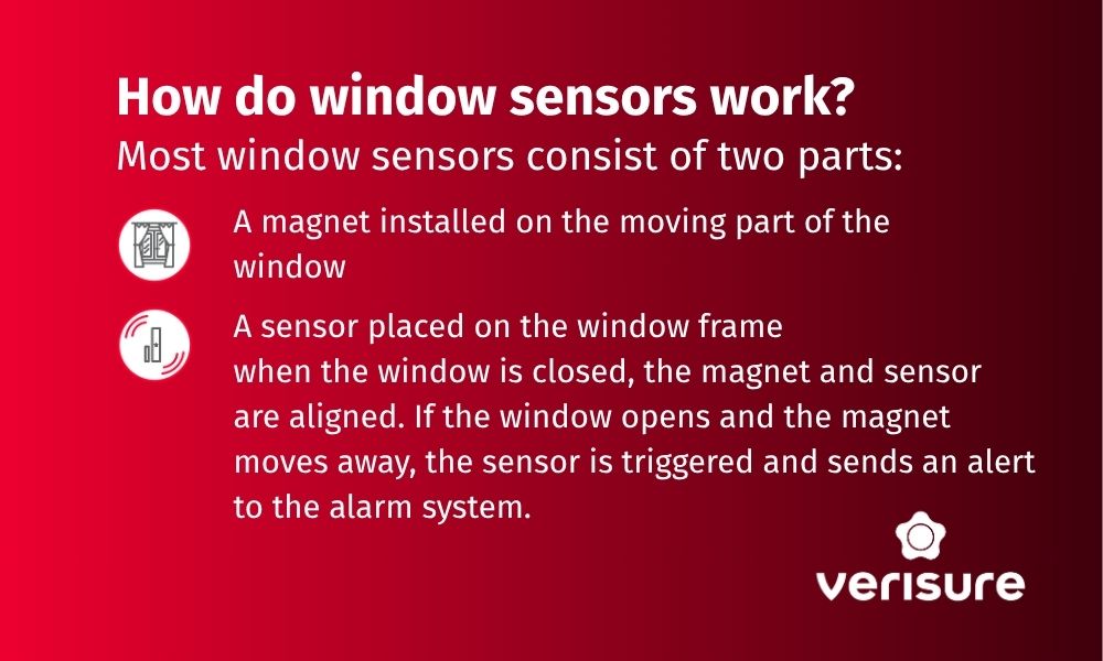 How do window sensors work